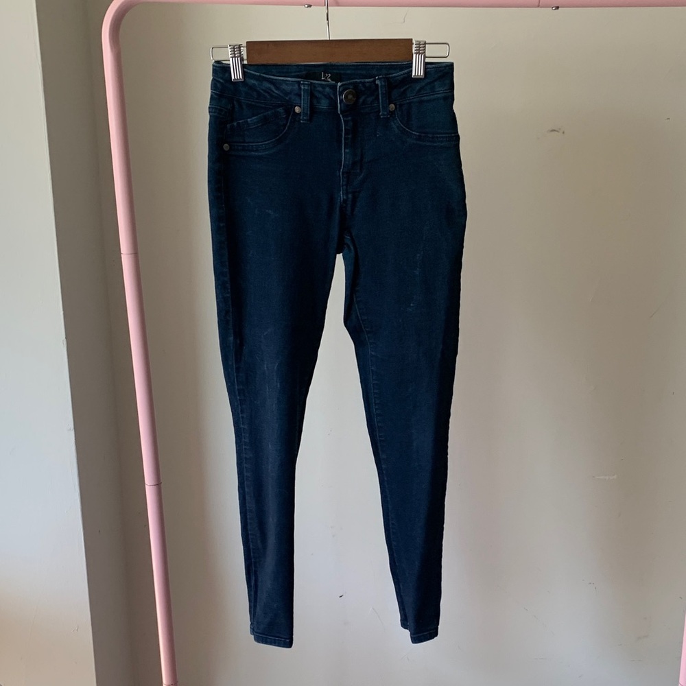 1822 Denim Women's Deep Indigo Skinny Jeans
